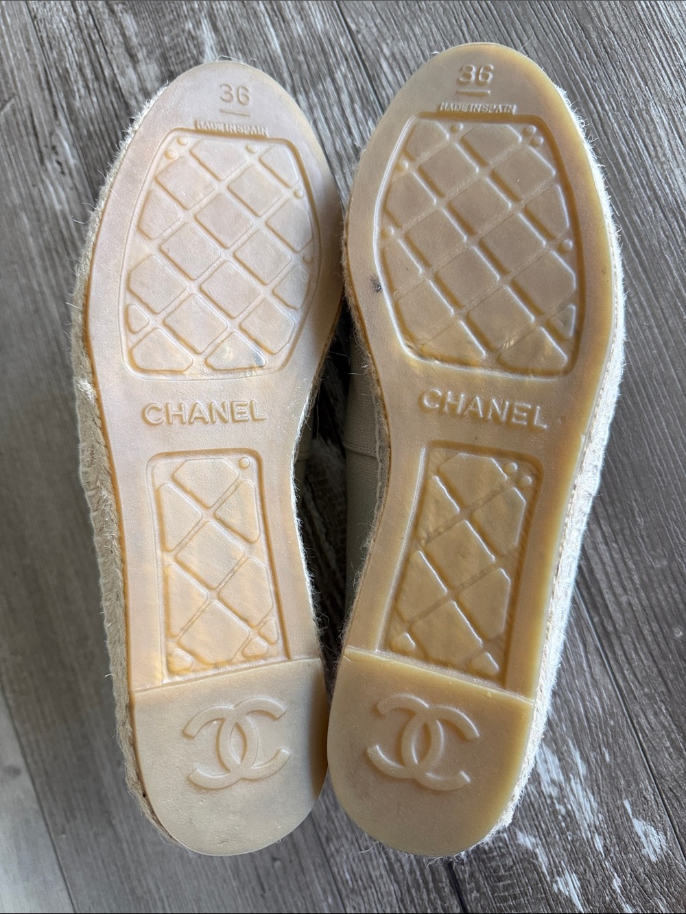 NWT: CHANEL Espadrilles in Beige and Black - Picture 5 of 7